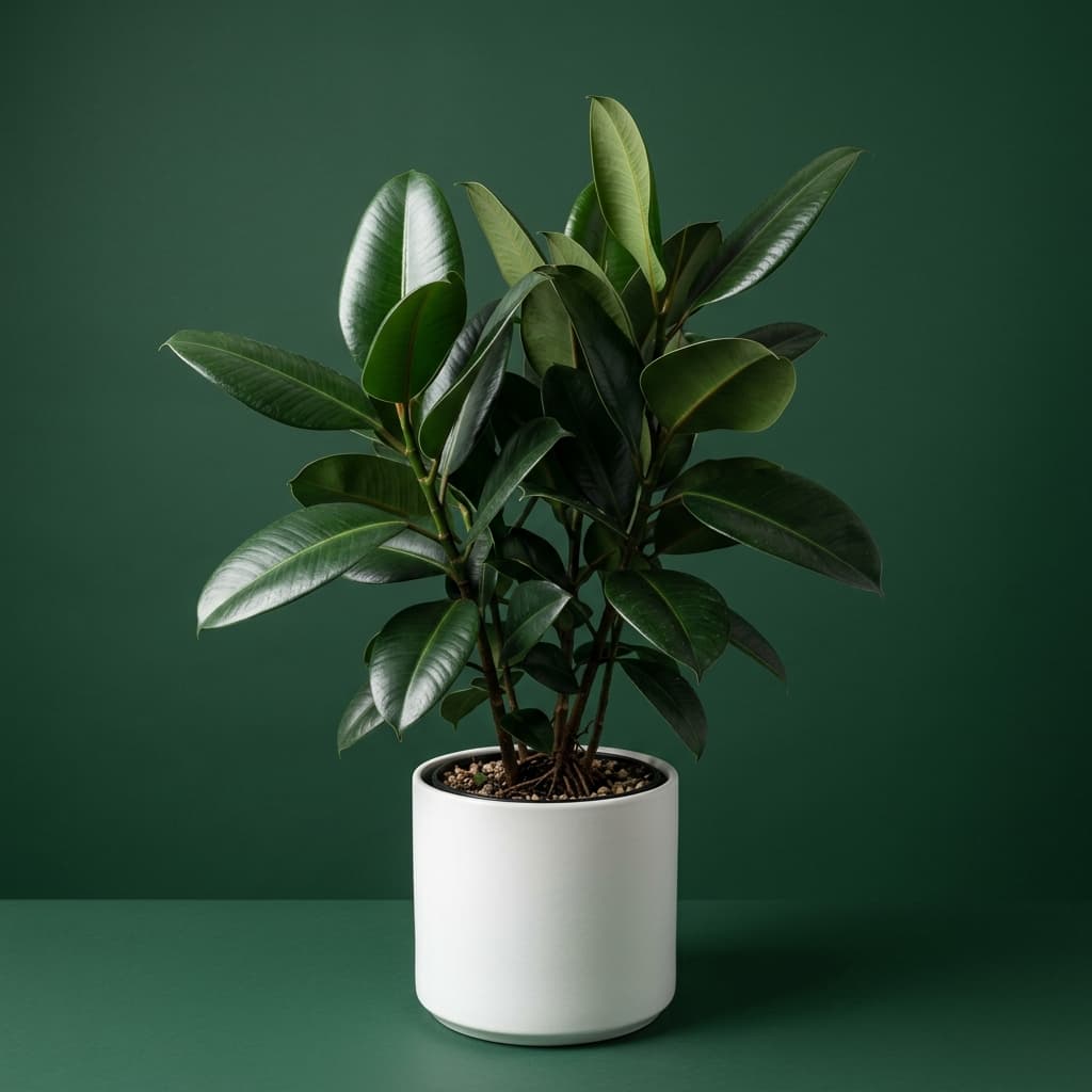 Burgundy Rubber Tree